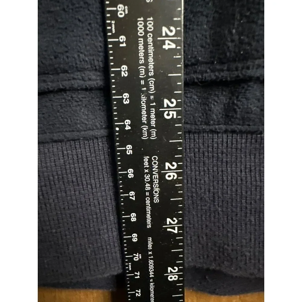 Banana Republic Men’s XL Navy Blue Zip Up Jacket Sweater Soft Feel Front Pockets